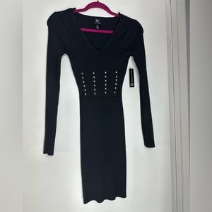 Derek Heart Women's Black Sweater Dress small